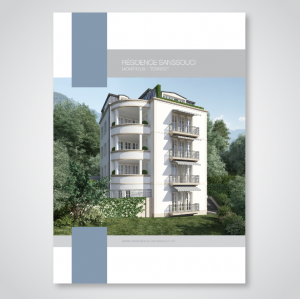 Catalogue Brochure promoteur immobilier BLU1 - Infographie Studio Aurora Thonon